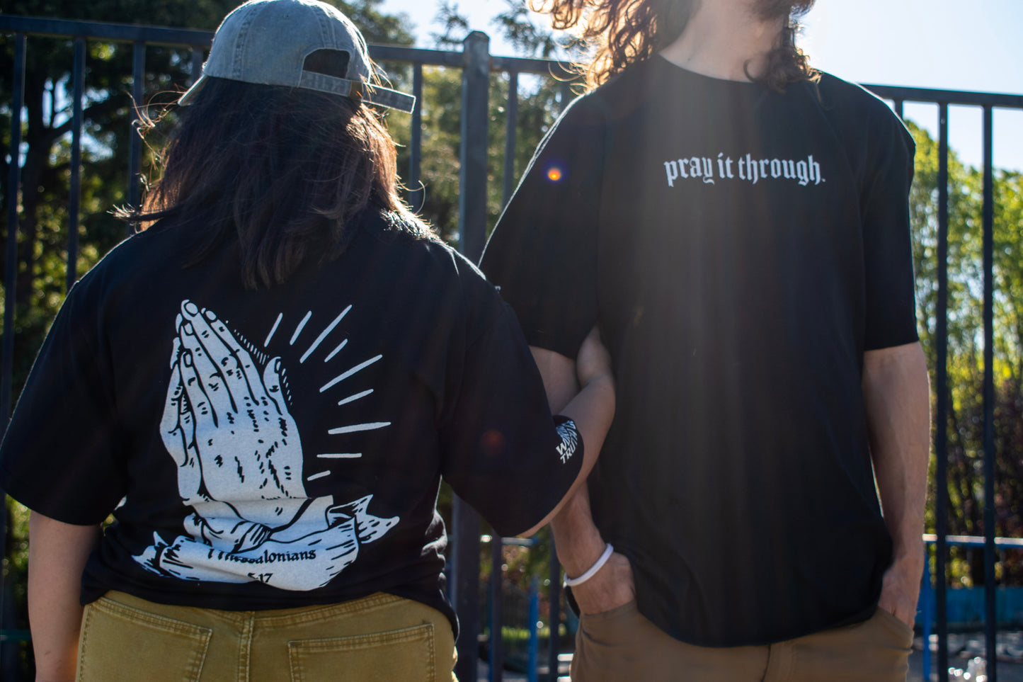 Pray It Through Classic Black Tee