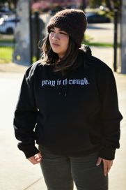 Pray It Through Black Classic Sweater