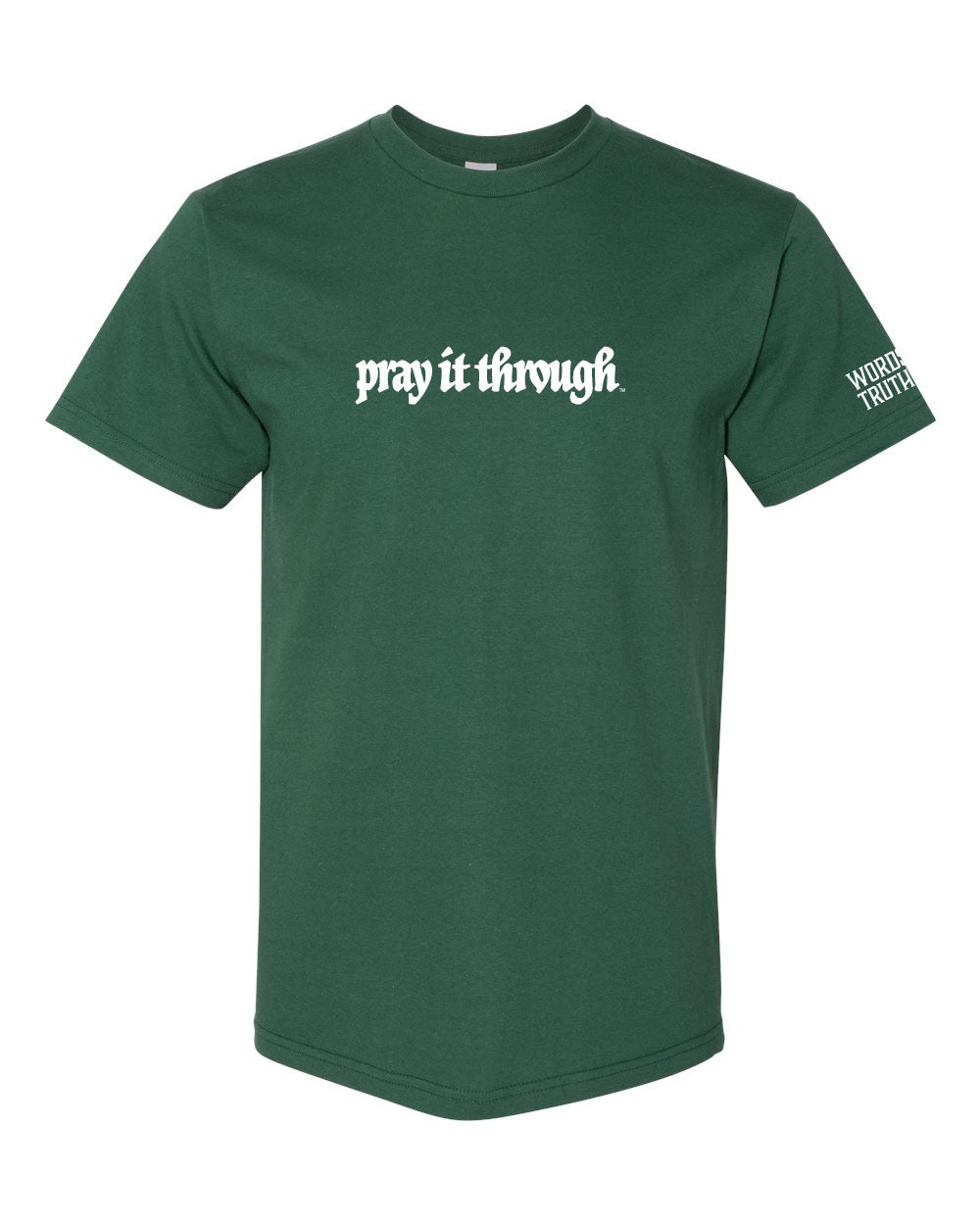 Pray It Through Earth Green Tee