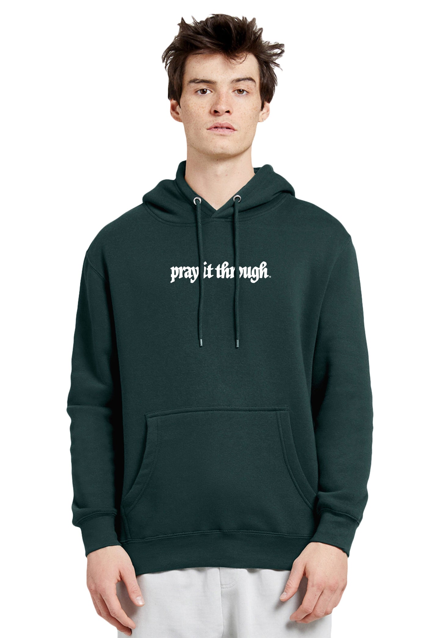 Pray It Through Earth Green Sweater