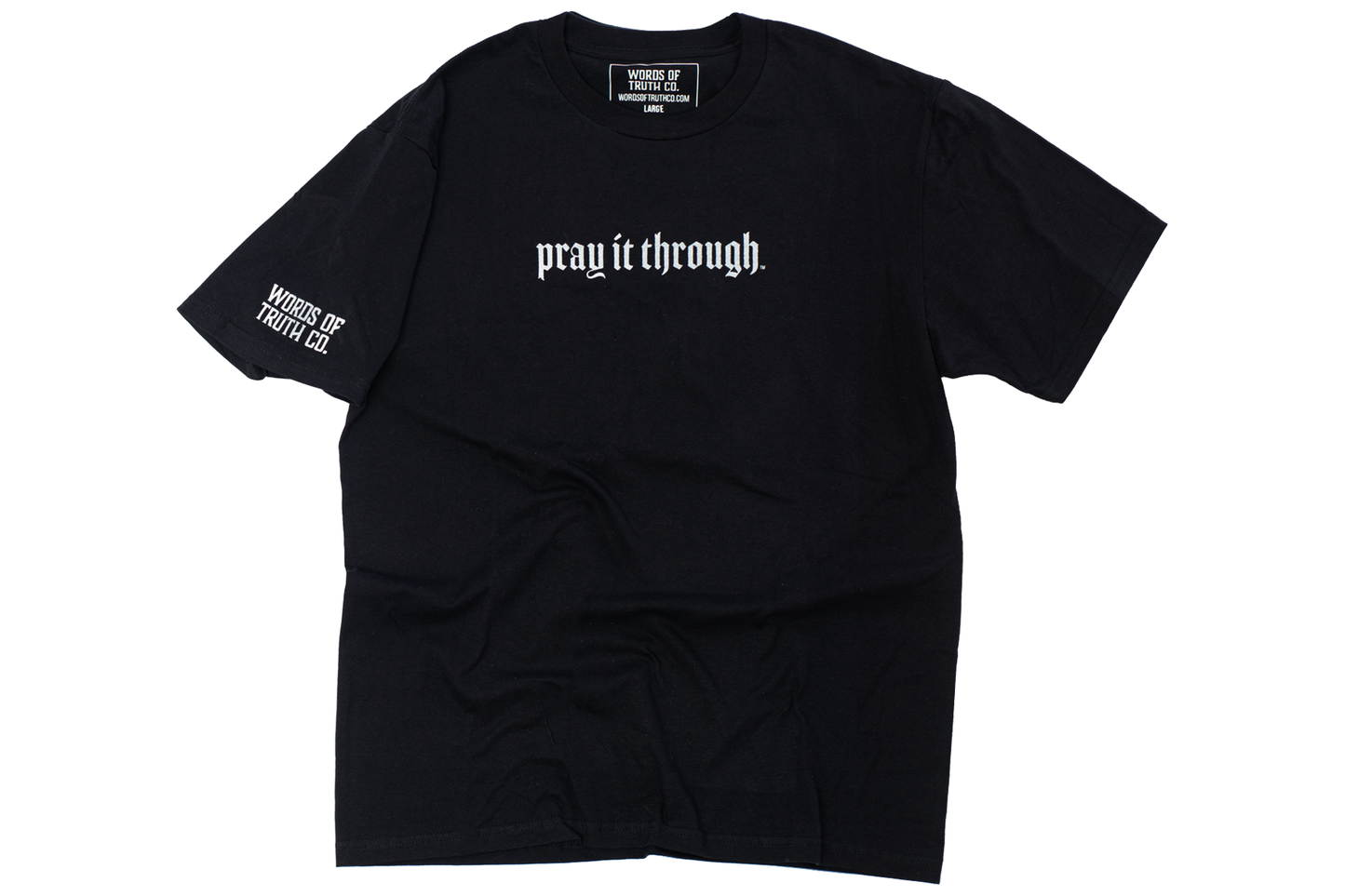 Pray It Through Classic Black Tee